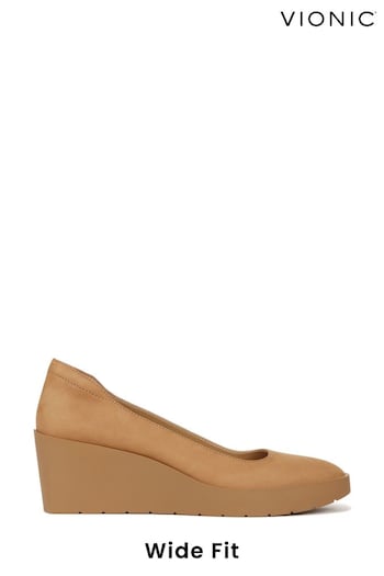 Vionic Sereno Wide Fit Wedge Slip-On close-up Shoes (N26645) | £120