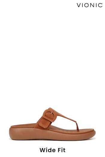 Vionic Activate Wide Fit Toe Post Sandals WROAVKI (N26647) | £120