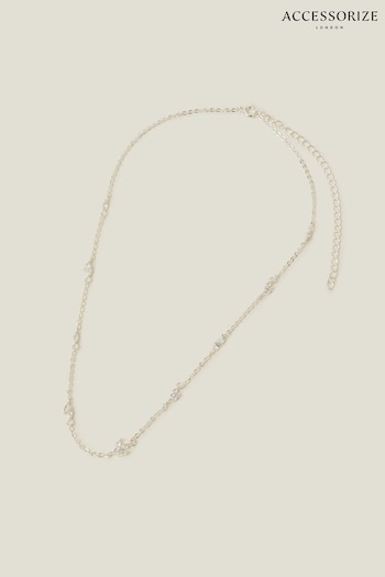 Accessorize Sterling Silver Plated Vine Collar Necklace (N26873) | £16