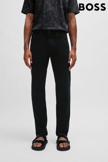 BOSS Black Wash Maine Straight Fit Stretch Jeans (N27033) | £99