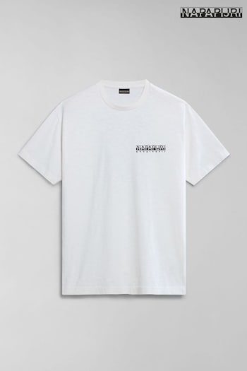 Napapijri Martre White Short Sleeve T-Shirt (N27049) | £35