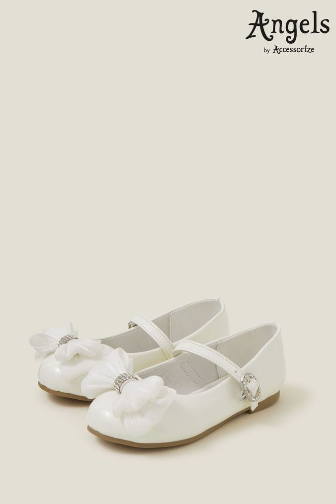 Girls white hotsell daps