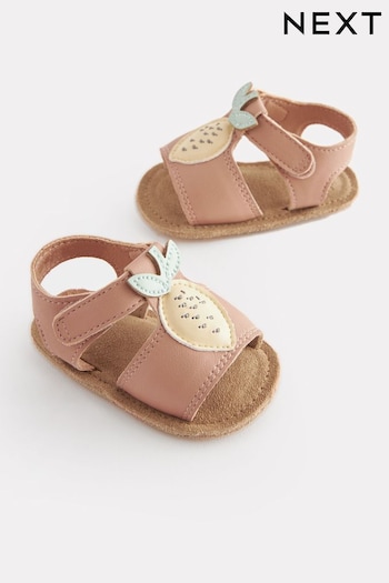 Tan Lemon Character Baby Short-Sleeve sandals (0-24mths) (N27314) | £10