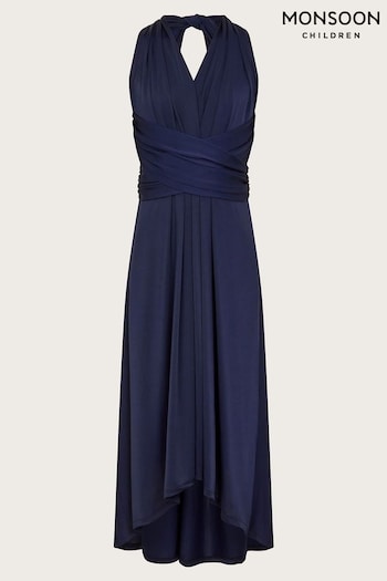 Monsoon Tia Twist Front Prom Dress (N27425) | £58 - £63