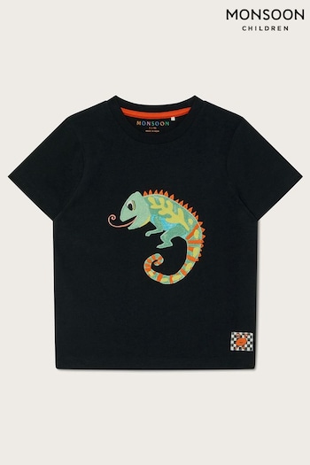 Monsoon Black Chameleon T-Shirt (N27426) | £16 - £18