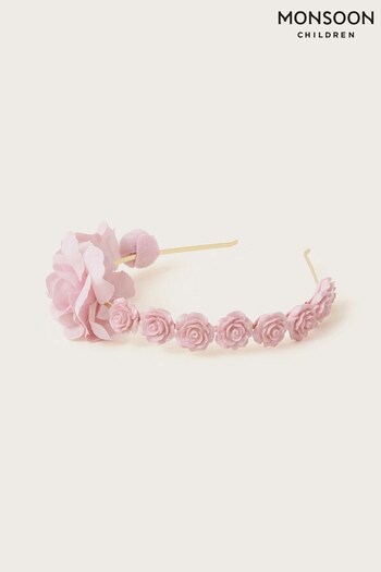 Monsoon Pink Anise Flower Headband (N27461) | £12