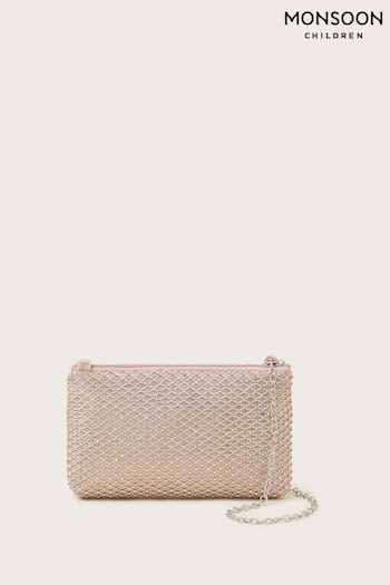 Monsoon Pink Diamanté Dazzle Bag (N27506) | £17.50