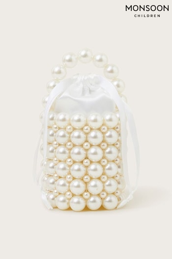 Monsoon Natural Pearly Basket Bag (N27509) | £22