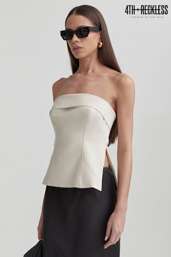 4th & Reckless Head Cayla Tailored Corset Top (N27574) | £38