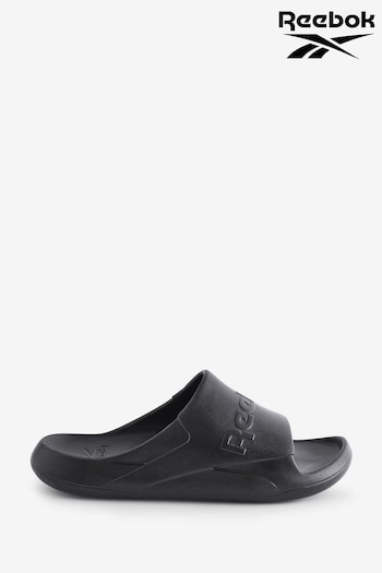 Reebok 80s-Inspired Clean Black Slides (N27577) | £20