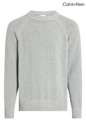 Calvin Klein Grey Yarn Sweater (N27825) | £180