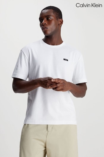 Calvin Klein Logo White T-Shirt (N27826) | £50
