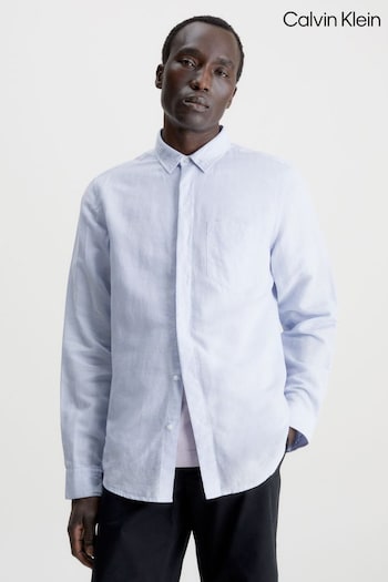 Calvin Klein Regular Linen Cotton Shirt (N27902) | £100