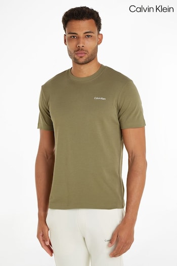 Calvin Sand Klein Logo Interlock T-Shirt (N27933) | £40