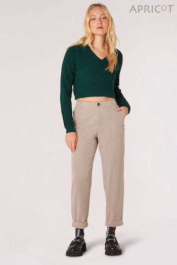 Apricot Brown Soft Twill Chino Trousers (N27965) | £35
