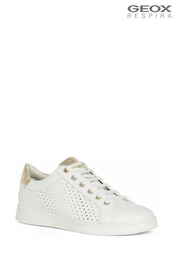 Geox D Jaysen B White Sneakers (N28015) | £100