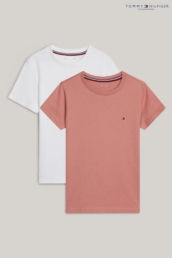 Tommy Hilfiger Cotton T-Shirts 2 Pack (N28024) | £32