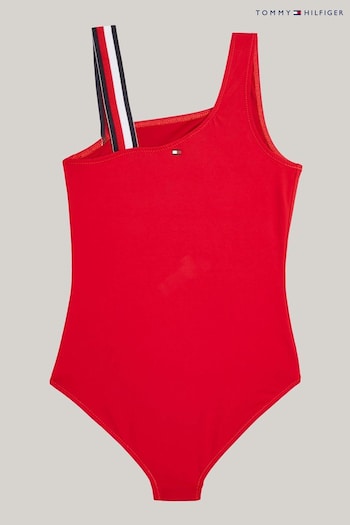 Tommy Warmlined Hilfiger Red One Piece Swimsuit (N28042) | £50