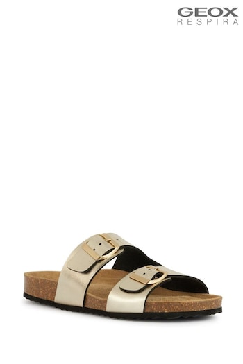 Geox Gold D Brionia God Sandals (N28071) | £70