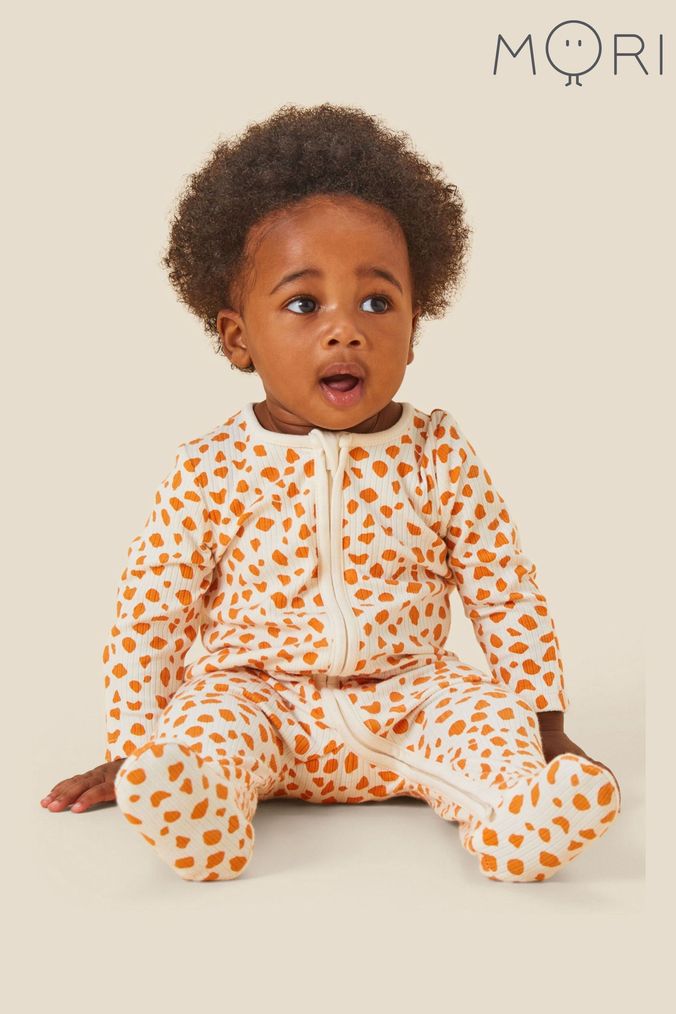 Organic cotton baby sleepsuits clearance