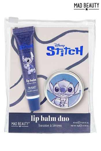 Mad Beauty Stitch Denim Lip Balm Duo (N28192) | £8