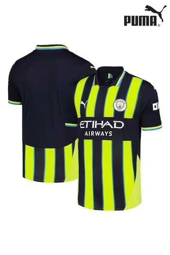 Puma Yellow Mens Manchester City Away 24/25 Football Shirt (N28279) | £80