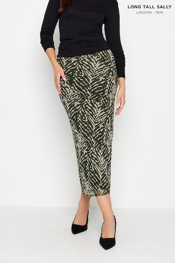 Long Tall Sally Black Pinstripe Midaxi Skirt (N28306) | £29