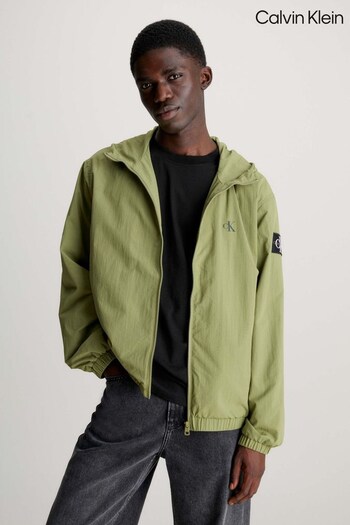 Calvin Klein Green Logo Lightweight Jacket (N28358) | £140