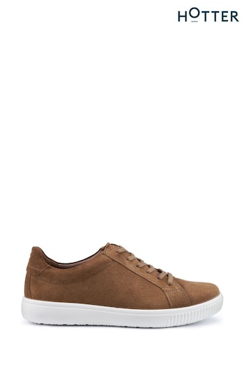 Hotter Brown Suede Oliver Lace-Up Shoes (N28472) | £89