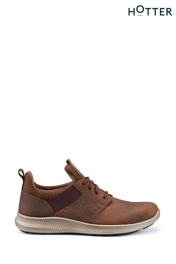 Hotter Brown Keswick Lace-Up Regular Fit Shoes (N28482) | £99
