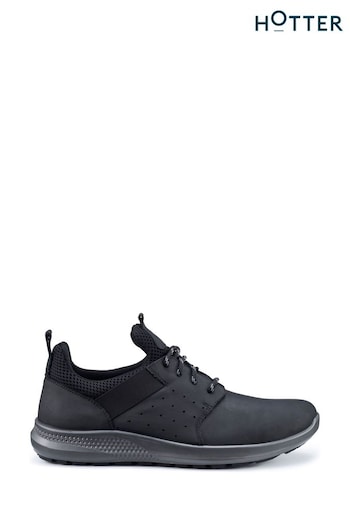 Hotter Black Regular Fit Keswick Lace-Up Shoes (N28484) | £99