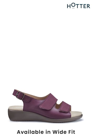 Hotter Purple Easy II Touch Fastening Buckle Sandals (N28496) | £89