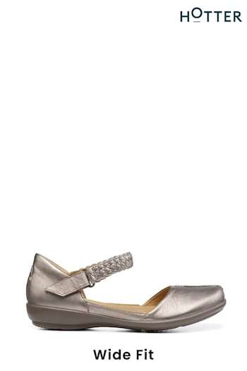 Hotter Gold Lake Touch Fastening Wide Fit Hullsome Shoes (N28499) | £69