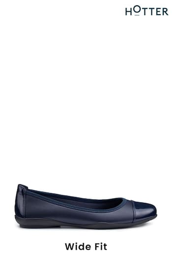 Hotter Blue Ivy Slip-On Wide Fit Shoes Myller (N28500) | £49