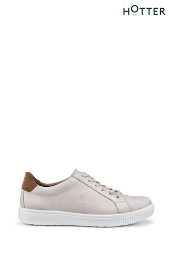 Hotter White Oliver Lace-Up Regular Fit Shoes (N28502) | £89