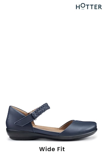Hotter Blue Lake Touch-Fastening Wide Fit Fit Shoes do7226-100 (N28506) | £69