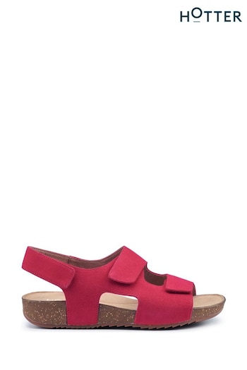 Hotter Pink Regular Fit Explore Touch Fastening Sandals (N28540) | £59