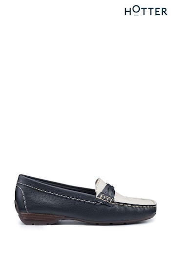 Hotter Blue Marina Slip-On Shoes (N28544) | £89