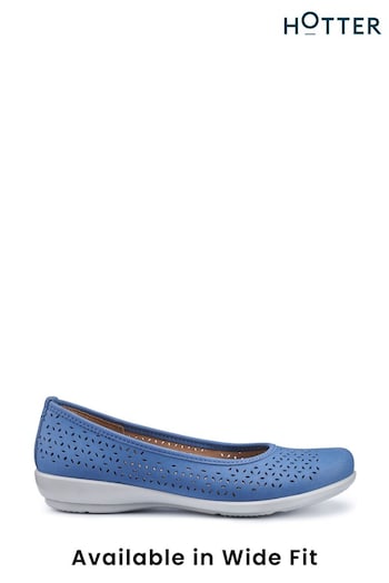 Hotter Blue Livvy II Slip-On Shoes (N28568) | £69