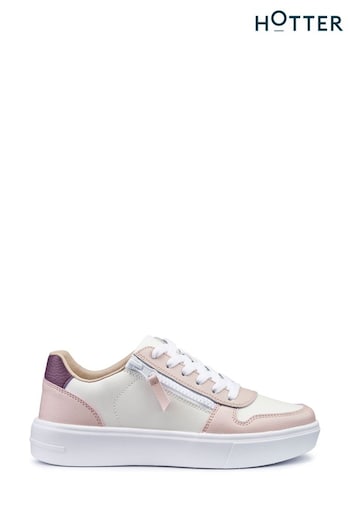 Hotter Pink Galaxy Lace-Up/Zip Regular Fit Shoes (N28570) | £89