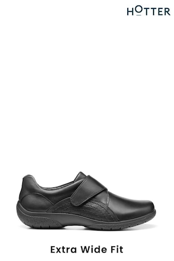 Hotter Black Sugar II Touch-Fastening X Wide Fit Shoes (N28581) | £89