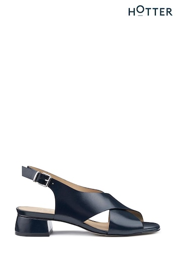 Hotter Blue Sicily Slip-On / Buckle Sandals (N28625) | £79
