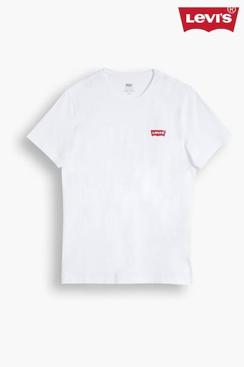 Levi's® White Crewneck Graphic T-Shirts 2 Pack (N28647) | £35