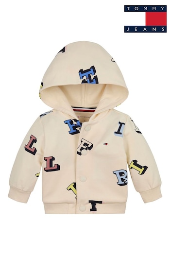 Tommy Sneaker Hilfiger Baby Print White Jacket (N28812) | £60