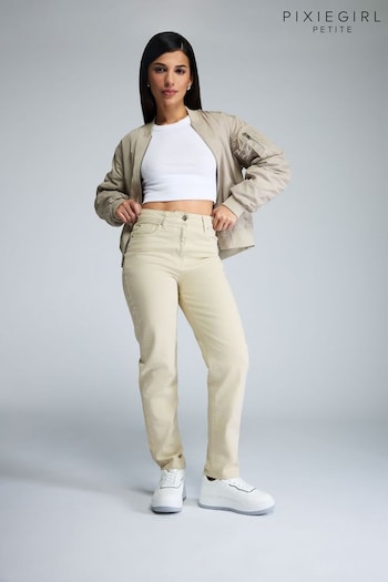 PixieGirl Petite Natural Mom Jeans Cover-Up (N28909) | £37