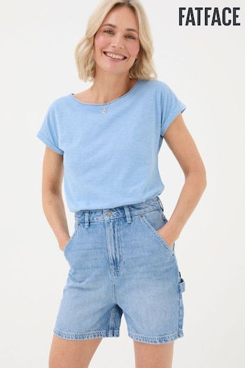FatFace Blue Organic Cotton Ivy T-Shirt (N28999) | £25
