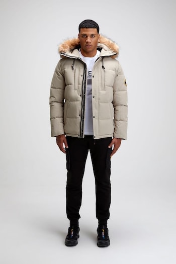 Zavetti Canada Stone Oshawa 2.0 Puffer Parka Jacket (N29018) | £125