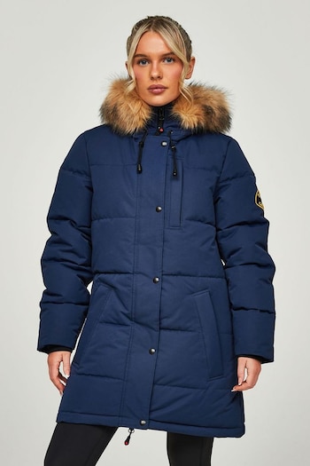 Zavetti Canada Womens Goshawa Puffer Parka Jacket (N29073) | £130