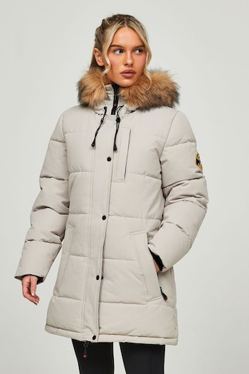 Zavetti Canada Womens Goshawa Puffer Parka Jacket (N29081) | £130