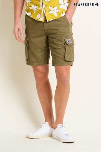 Brakeburn Green Cargo Shorts (N29573) | £55